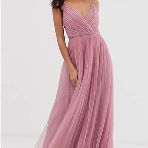 Dusty Rose Bridesmaid Dress - Picture 1 of 3